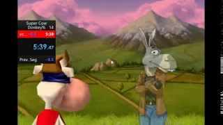 Super Cow Donkey% speedrun 5:38.70 (Old WR)