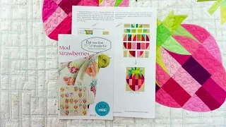 Mod Strawberries Pattern Tutorial