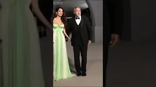George and Amal Clooney at the Academy Museum Gala 🖤💚 #georgeclooney #amalclooney