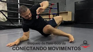 Variações de DRILL para bloquear a MEIA-GUARDA #jiujitsu #nogi | #002 - CONECTANDO MOVIMENTOS