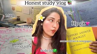 HPAS prelims is near📚|| Honest study vlog #monikabharti #hpas #studyvlog #civilservice