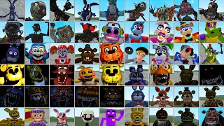 ALL FNAF 1-9 JUMPSCARES (2014-2023) in Garry's Mod! [FNAF 1, 2, 3, 4, SL, Security Breach, Ruin]