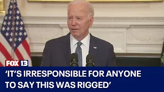 Biden remarks on Trump's guilty conviction: 'It's irresponsible for anyone to say this was rigged'