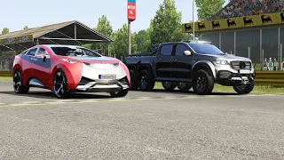 HKV SUV Concept Eletric vs Mercedes-Benz X-Class 6x6 at Monza Full Course