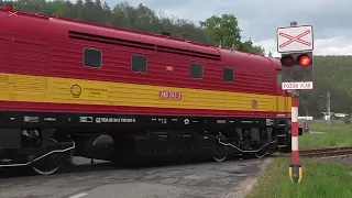 Železničné priecestie Medzev [SP1700] - 6.5.2023 / Železniční přejezd / Slovak railroad crossing