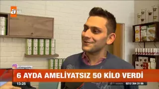 6 ayda ameliyatsız kilo verdi - atv Gün Ortası