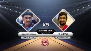 SF | SET 1 | S. ADITYA vs BHARATIDASAN | HASEENA MEMORIAL 1ST INDIAN GRAND SLAM CARROM TOURNAMENT