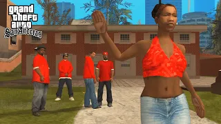 GTA San Andreas Bloods Edition Gameplay [Real Gangs]