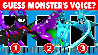 Guess THE MONSTER'S VOICE? | GARTEN OF BANBAN 4, DOCTOR AQUATILUS, BADBAD, NIGHTY BOO, PATCHED WILLY