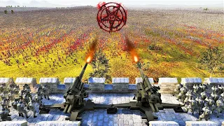 Elite MILITARY Fortress Base Vs DEMONIC ARMY from HELL - Ultimate Epic Battle Simulator 2