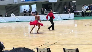 20230730オールジャパンジュニア ユースラテン オナーダンス Kai Takahashi & Yurina Haeiwa