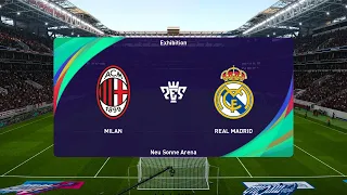 AC Milan U19 vs Real Madrid U19 (13/03/2024) Quarter-final UEFA Youth League PES 2021