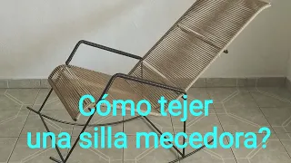 ¿COMO TEJER UNA SILLA MECEDORA?