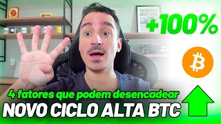 4 FATORES QUE PODEM DESENCADEAR UM NOVO CICLO DE ALTA DO BITCOIN