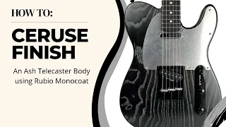 Ceruse Finish Ash Body Telecaster Electric Guitar with Rubio Monocoat