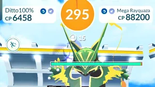 OMG! Ditto transform into max out mega rayquaza