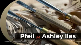 You said You like ASHLEY ILES  but reach for PFEIL (Swiss made) more often [ WOOD CARVING TOOLS ]