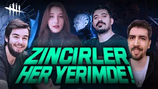 ZİNCİRLER HER YERİMDE! | DEAD BY DAYLIGHT #1 @pintipandaYT @Quanaril @H1vezZz