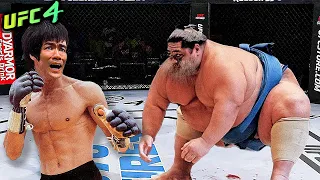 Bruce Lee vs. Old Sumo Man (EA sports UFC 4)