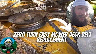 #DIY Zero Turn Easy Mower Deck Belt Replacement