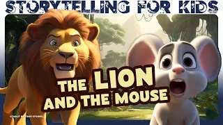 The Lion and the Mouse with Adorable Ending | English Fairy Tales and Bedtime Stories for Toddlers