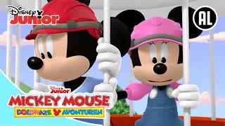 Mickey Mouse Doldwaze Avonturen | 🥳 Mickey's Nieuwe Muizenhuis | Disney Junior BE