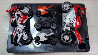 • Reviewing Motorcycles of Different Scales | 4K #miniature #maisto #motorcycles