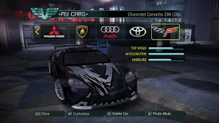 Need for Speed: Carbon — Chevrolet Corvette Z06 (C6) (Cross; cutscene variant)