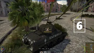 War Thunder Sherman II 15 and 0