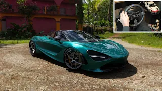 Forza Horizon 5 - McLaren 720S Spider | Thrustmaster T300RS Gameplay [4k 60fps]