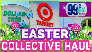 EASTER 2022 HAUL  ~   Target Dollar Spot *  Dollar Tree *  99 Cents Only Stores * W/ Sway To The 99