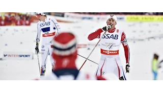 Petter Northug and Norway WINS relay/stafett - VM Falun 2015