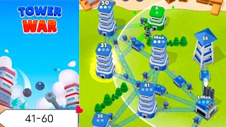 Tower War Android Gameplay | Levels 41-60 | #gaming #gameplay #towerwar