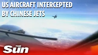 Pentagon footage shows Chinese fighter jets intercepting US planes