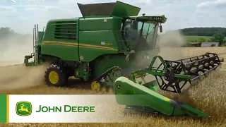 John Deere Mähdrescher der T-Serie im Landwirt Test