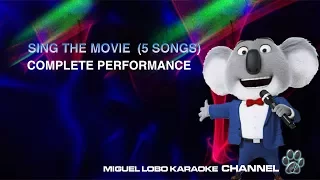 [KARAOKE Mini Concert] Mr Moon's concert - 5 themes (SING Movie Soundtrack)