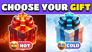 Choose Your Gift Challenge - HOT or COLD Edition 🎁 🔥❄️