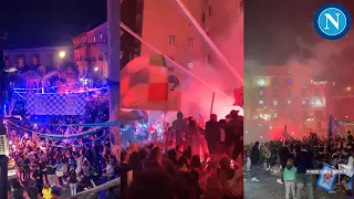 Crazy Scenes In Napoli As Fans Celebrate Winning The Scudetto For The First Time In 33 Years