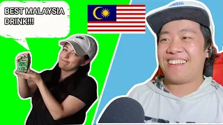 "Foreigners try Malaysian's FAVOURITE DRINKS🇲🇾🧃 for the first time!! | FioNa FiFi菲歐娜" - Reaction!!