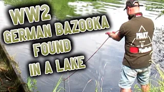 WW2 GERMAN BAZOOKA Found In A Lake (AND MORE)  - Magnet Fishing