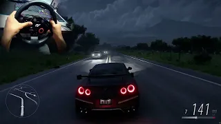 Nissan GTR R35 NISMO - Forza Horizon 5 Steering Wheel Gameplay #forzahorizon5   #steeringwheel