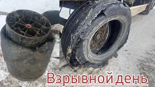 Подушка взорвалась в метре от лица | Первое колесо за три года