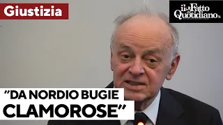 Davigo e Travaglio smontano le proposte di Nordio: "Non sai di cosa parla, ed è grave"