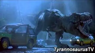 Jurassic Park- T Rex Entrance.flv