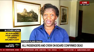 UPDATE: Ethiopian airline crash