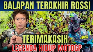 TERHARU😢😢😢 BALAPAN PERPISAHAN VALENTINO ROSSI DI MISANO!!! TERIMAKASIH LEGENDA HIDUP MOTOGP🙏