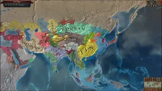 Europa Universalis 4 AI Timelapse - Extended Timeline Mod 395-3200