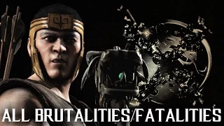 MKX Kung Jin - All Brutalities and Fatalities - Mortal Kombat X Kung Jin Gameplay