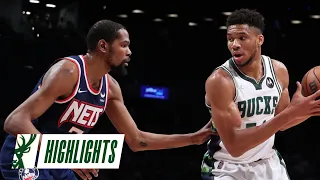 Highlights: Bucks 120 - Nets 119 | Overtime Thriller, Giannis vs. Kevin Durant | 3.31.22