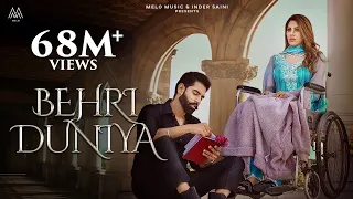 BEHRI DUNIYA (Full Video) Parmish Verma Ft. Nikki Tamboli | Afsana Khan | Shevv | Melo Music